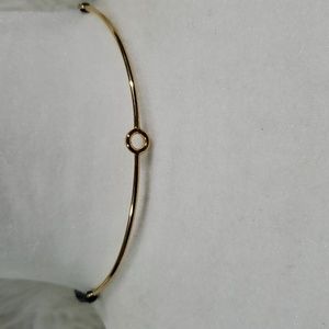 Stella & Dot black and gold choker necklace